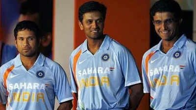 sachin tendulkar sourav ganguly and rahul dravid