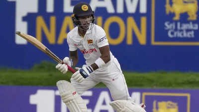galle sri lankas pathum nissanka plays a shot during the day one of their seco