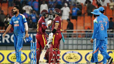 new chandigarh oct 03 ani west indies captain shai hope and gudakesh motie c
